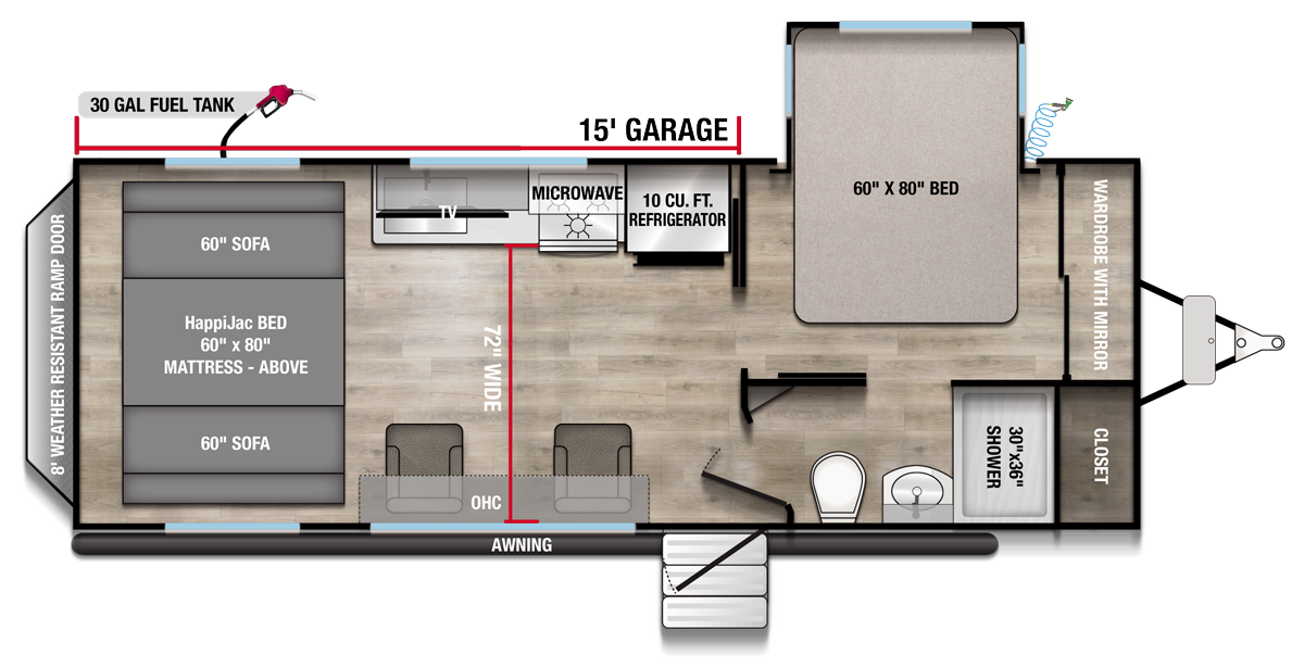 2026 Valor 23T15 Floorplan