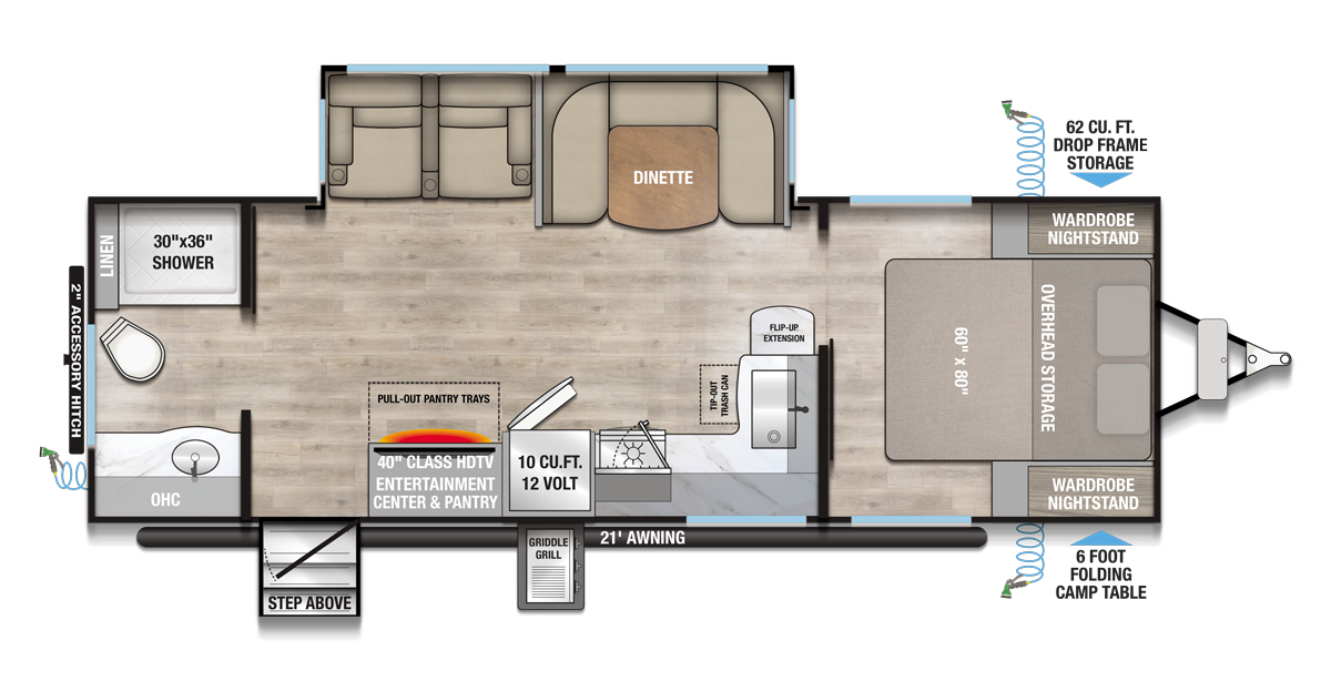 2026 Delta 262RB Floorplan