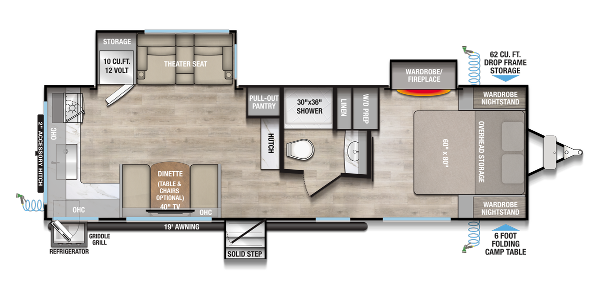2026 Delta 274RKW Floorplan
