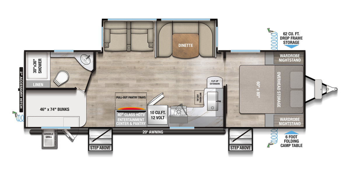 2026 Delta 281BH Floorplan