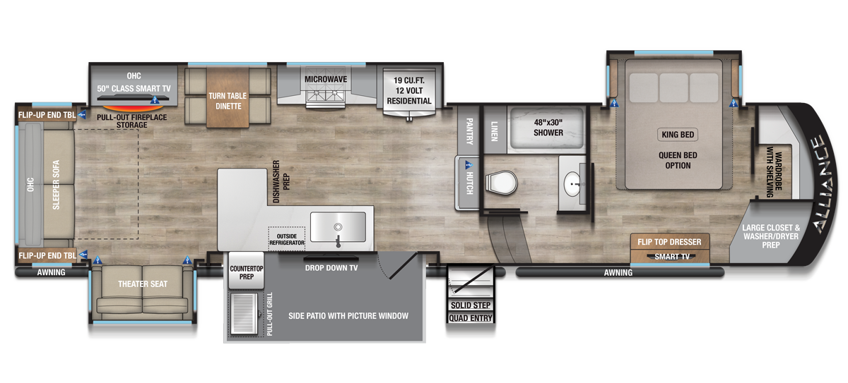 2026 Paradigm 338SP Floorplan