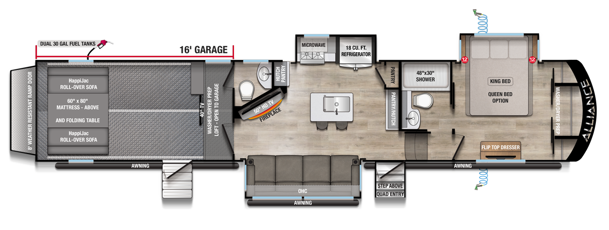2026 Valor 41V16 Floorplan
