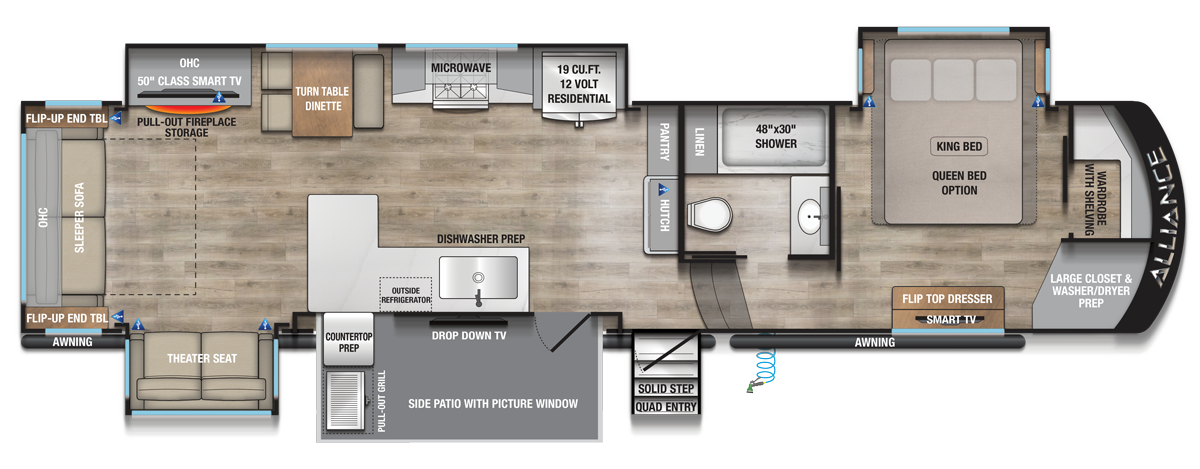 2026 Paradigm 338SP Floorplan
