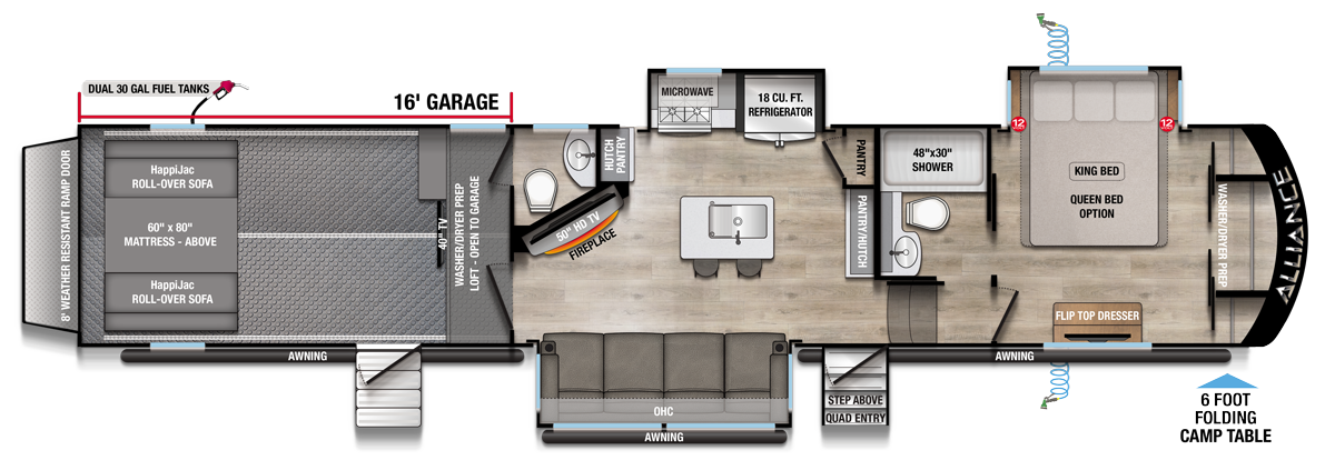 2026 Valor 41V16 Floorplan