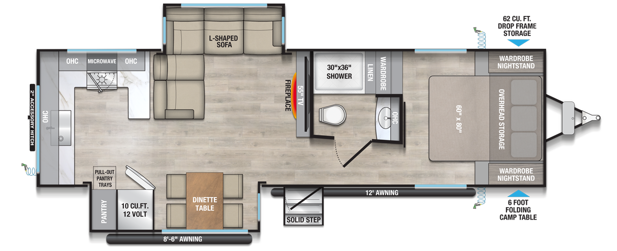 2026 Delta 284RK Floorplan