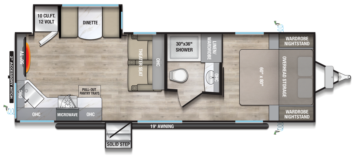 2026 Delta Ultra Light RE250 Floorplan