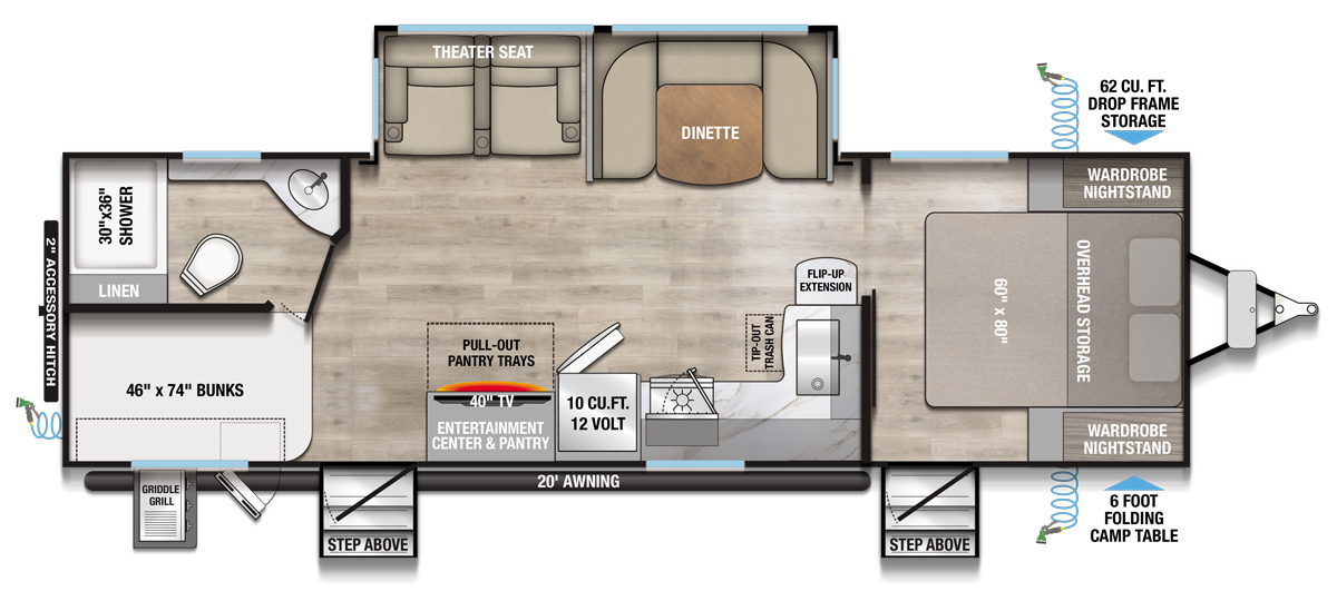 2026 Delta 281BH Floorplan
