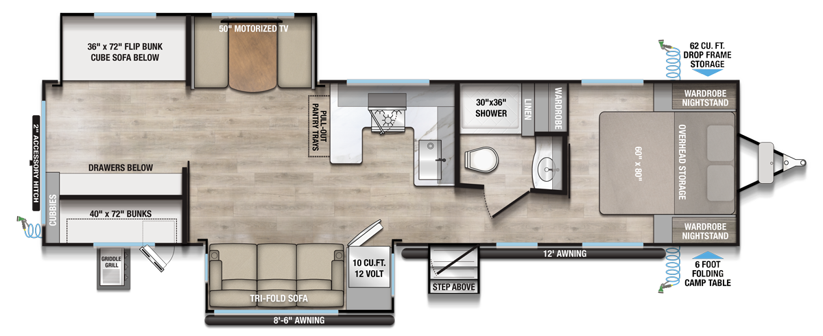 2026 Delta 321BH Floorplan