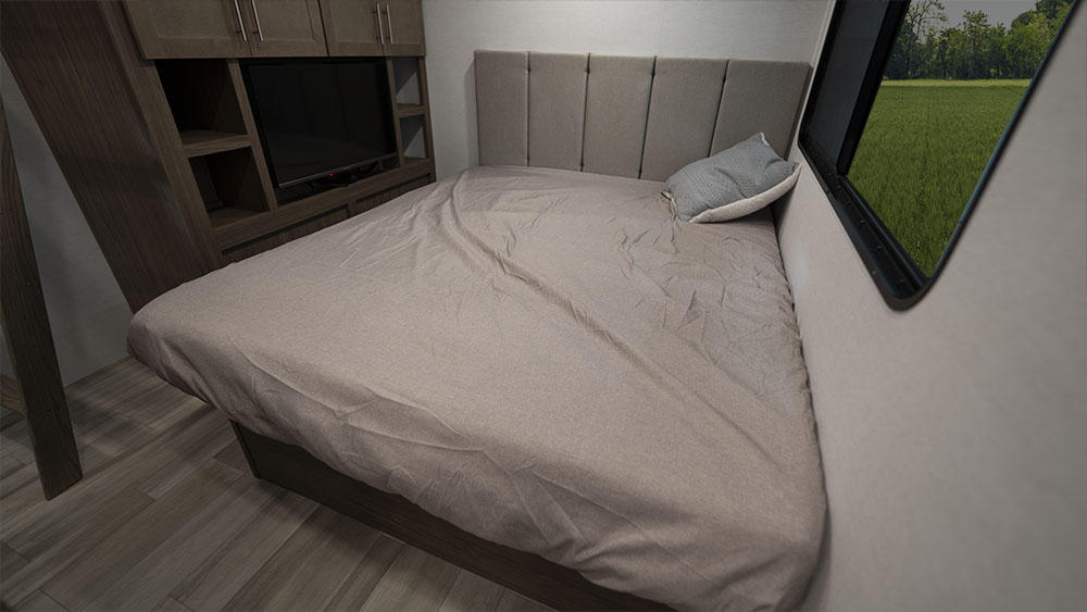 2024 AVE 38DBL Rear Bedroom Bed