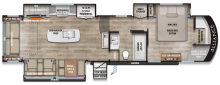2026 Paradigm 340RL Floorplan