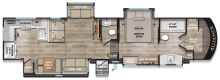 2026 Paradigm 382RK Floorplan