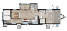 2026 Delta Ultra Light 291BH Floorplan